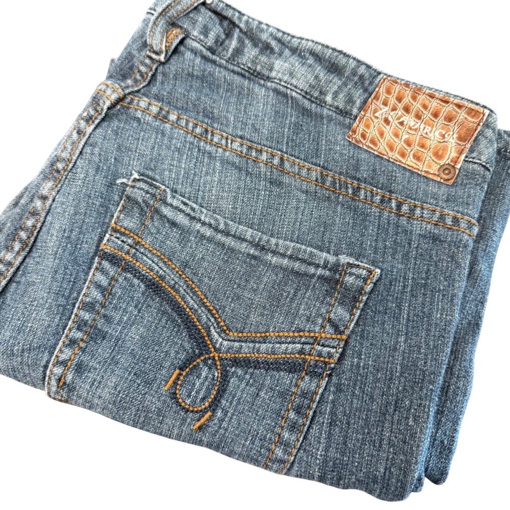Z. Cavaricci Womens Size 18 Bootcut Jeans Medium Wash Stretch Denim L55-7810S